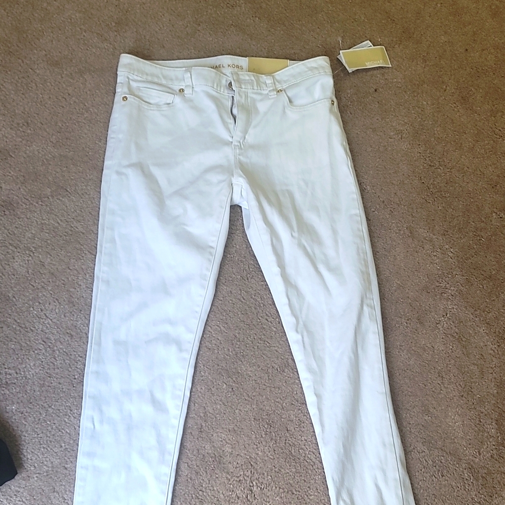 Michael Kors White Women's Jeans